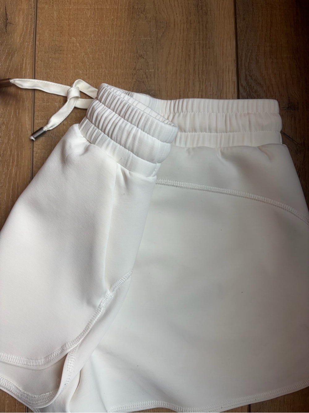 Altar'd State Cream Drawstring Shorts - Picture 4 of 4
